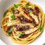 Homemade Sun-dried Tomato Chicken Pasta photo