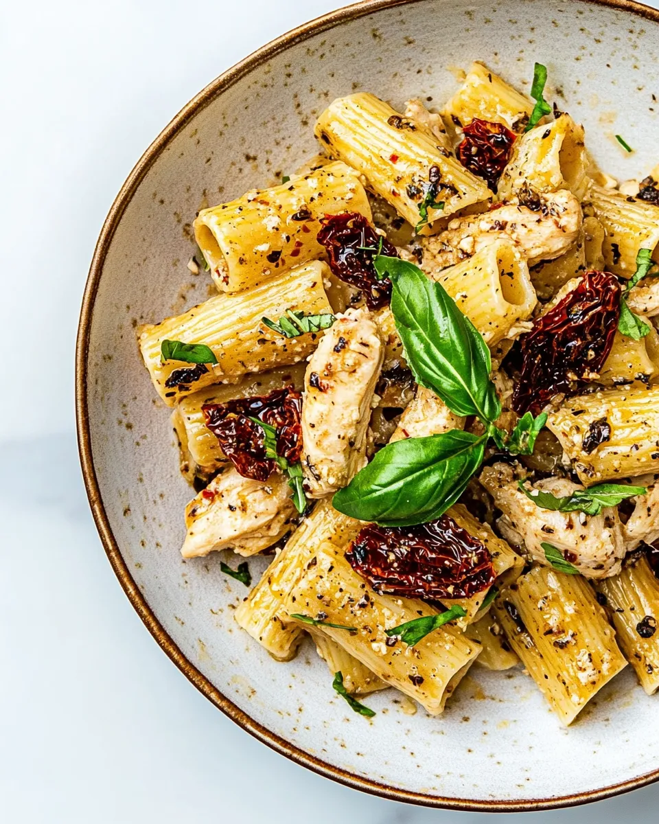 Classic Sun-dried Tomato Chicken Pasta image