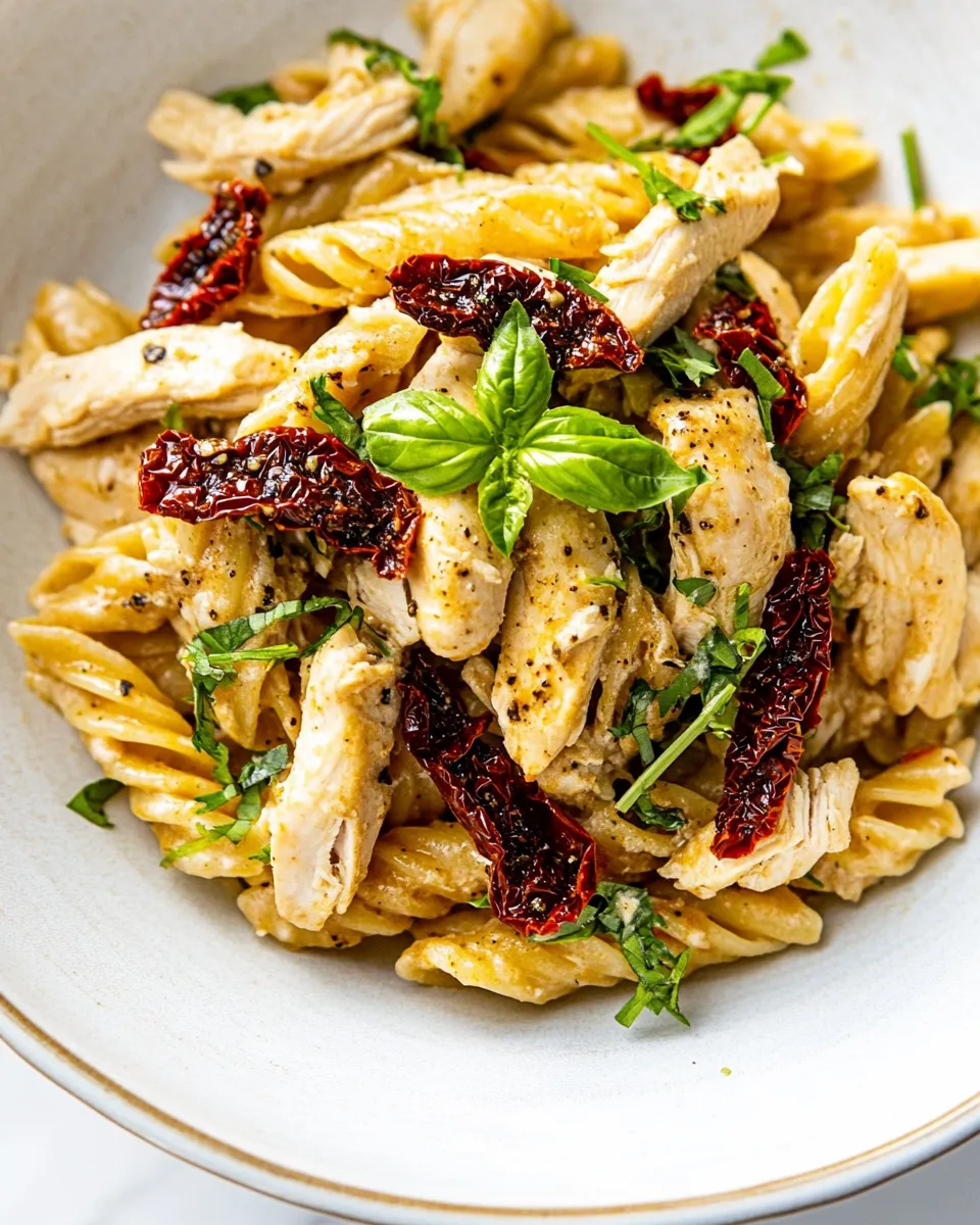 Easy Sun-dried Tomato Chicken Pasta recipe photo