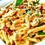 Homemade Sundried Tomato Chicken Pasta photo