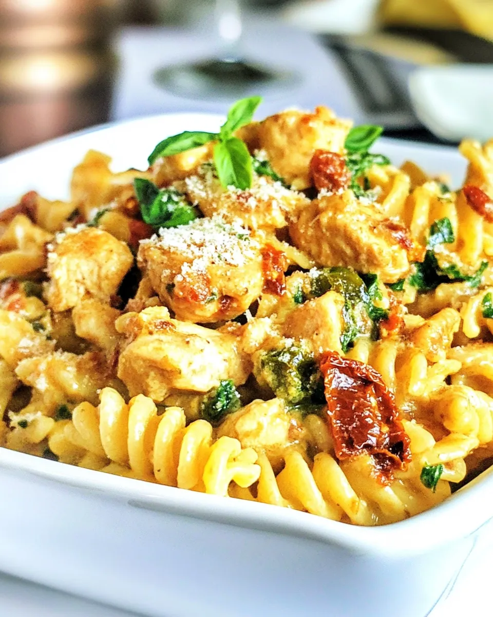 Classic Sundried Tomato Chicken Pasta image