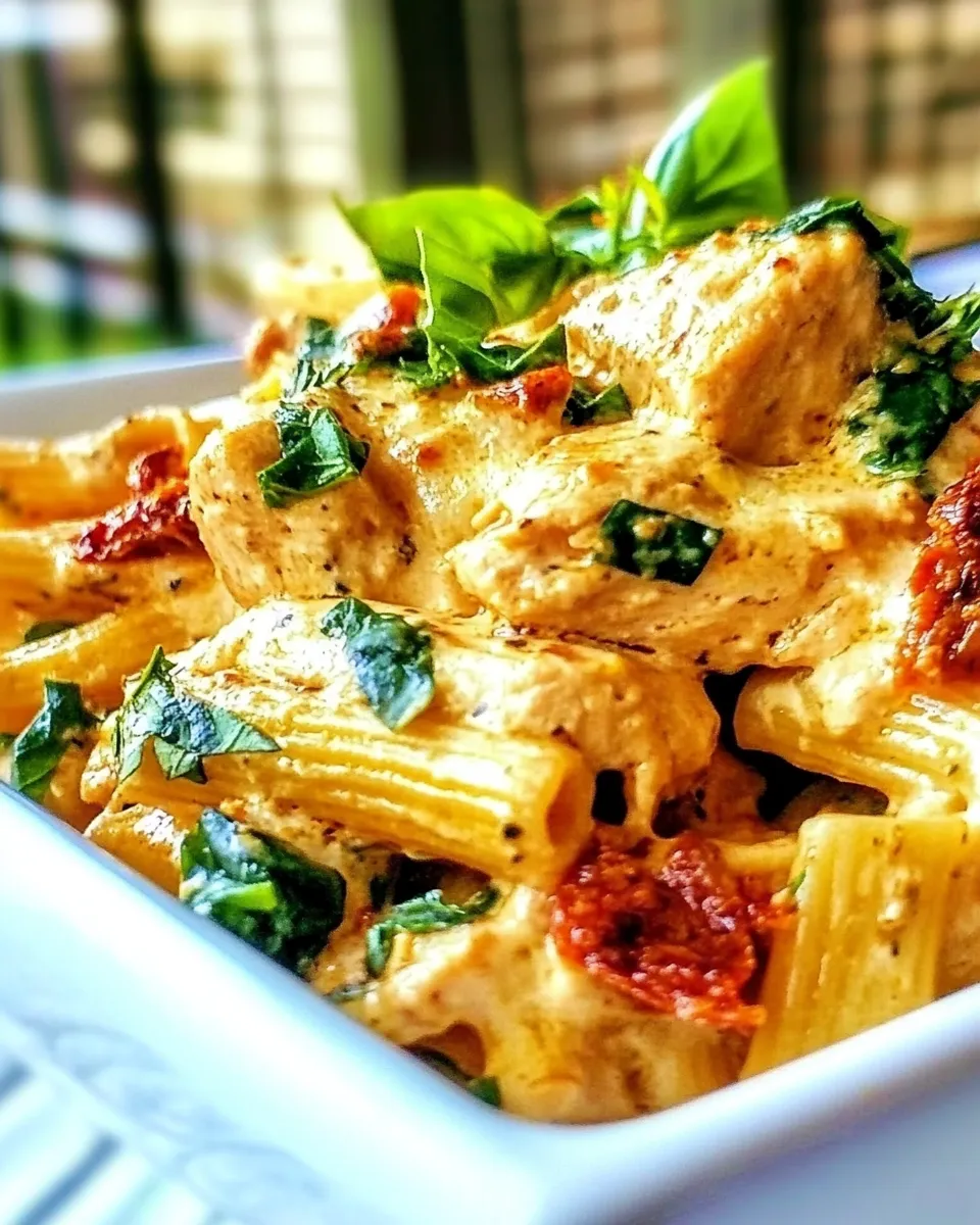Easy Sundried Tomato Chicken Pasta picture
