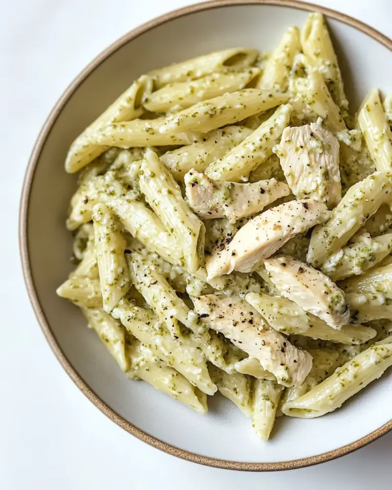 homemade Super Easy Chicken Pesto Pasta photo