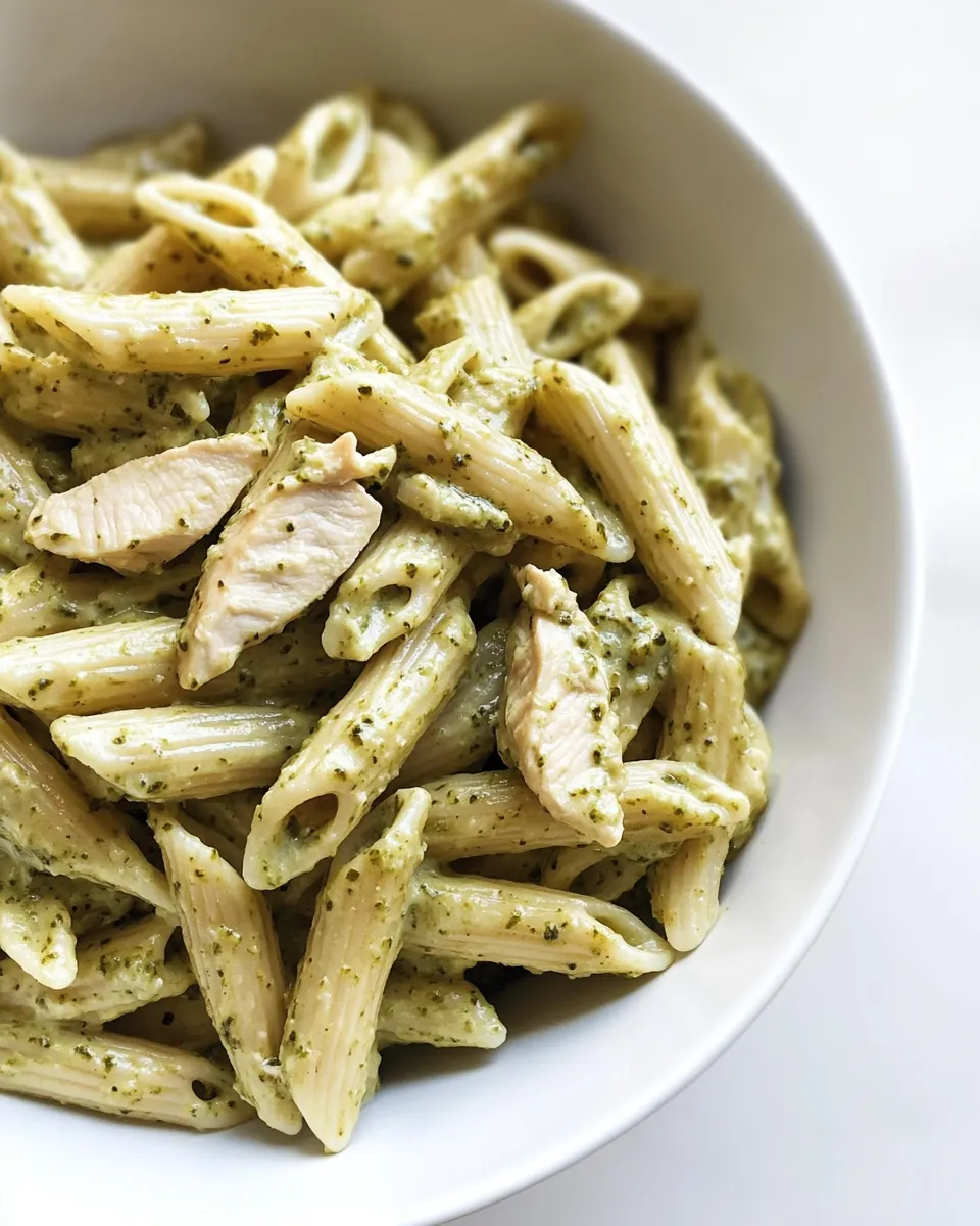 classic Super Easy Chicken Pesto Pasta image