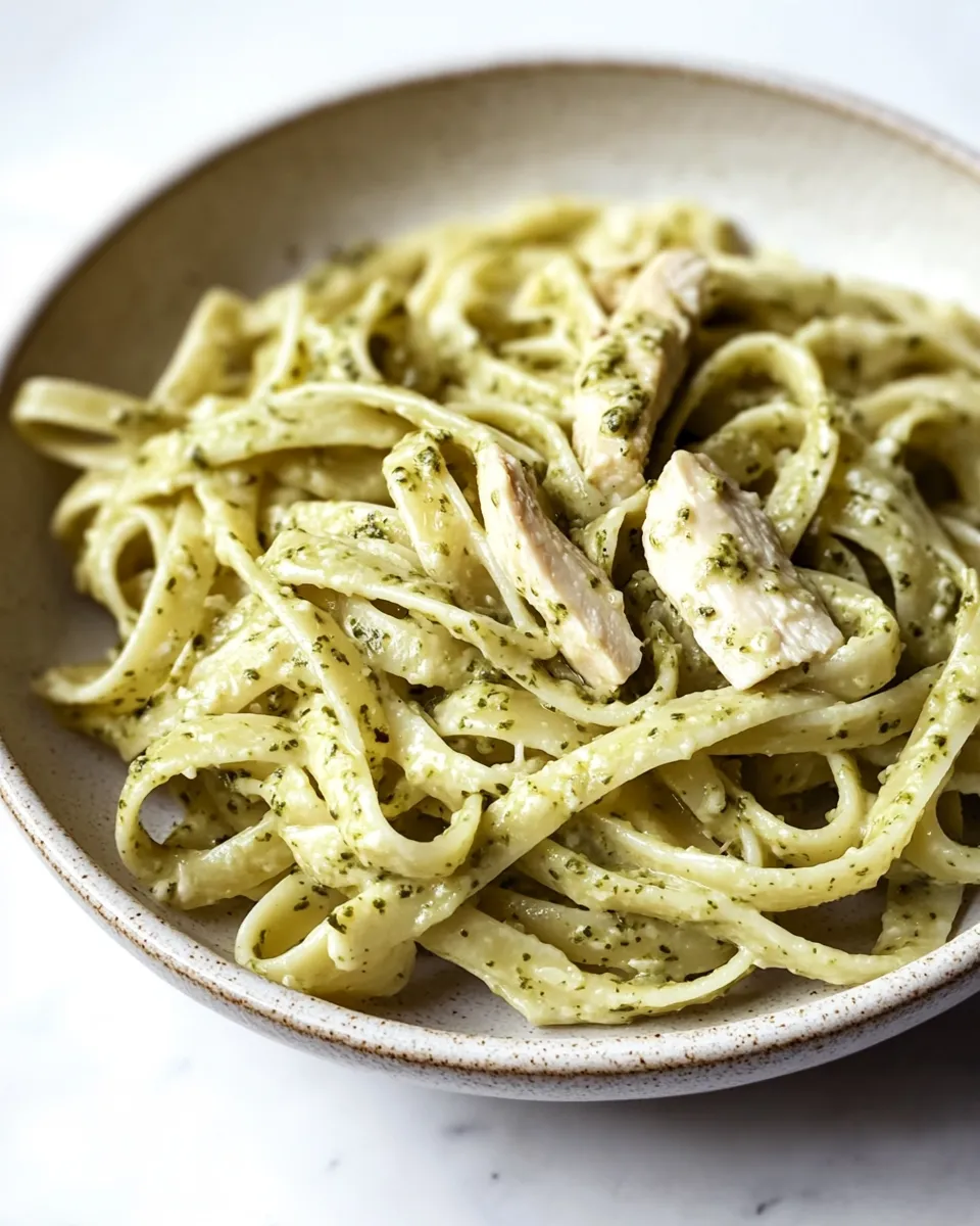 easy Super Easy Chicken Pesto Pasta recipe photo
