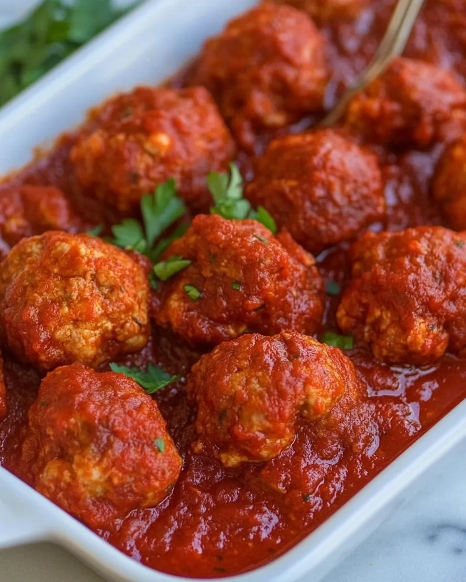 delicious THE BEST CHICKEN MEATBALLS EVER shot