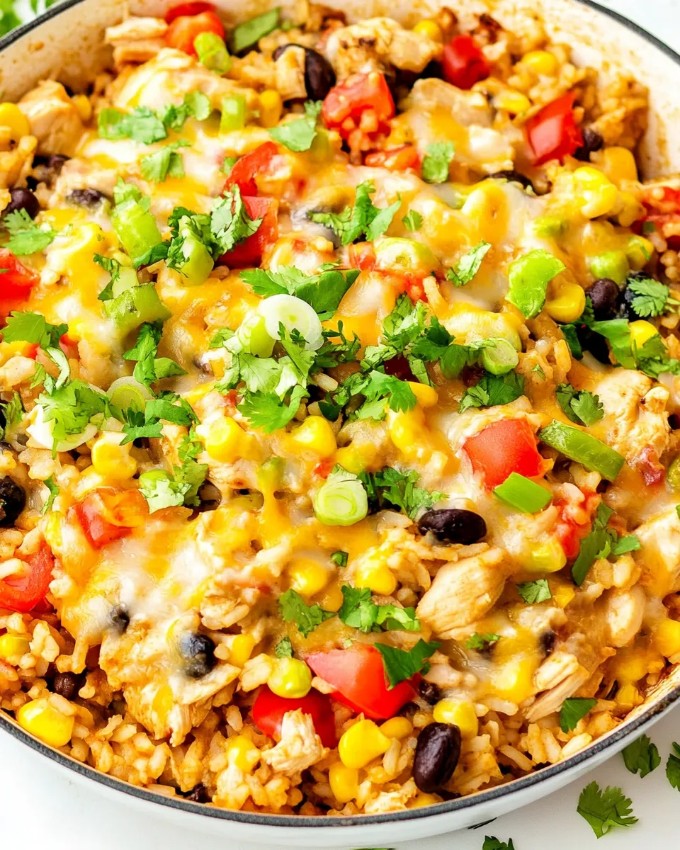 Easy Tex-Mex Chicken and Rice Skillet recipe photo