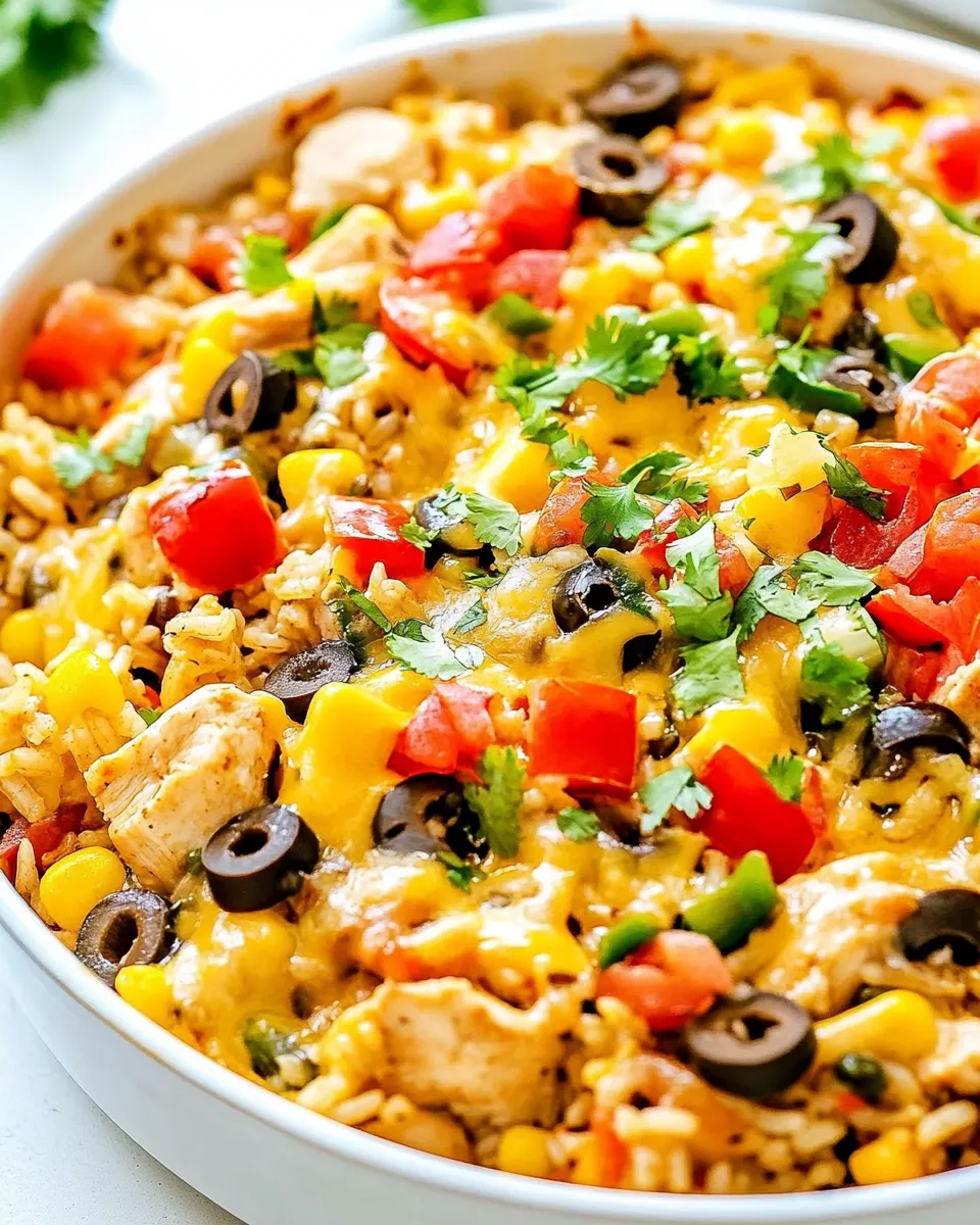 Delicious Tex-Mex Chicken and Rice Skillet plate image