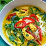 Homemade Thai Coconut Curry Chicken Soup photo