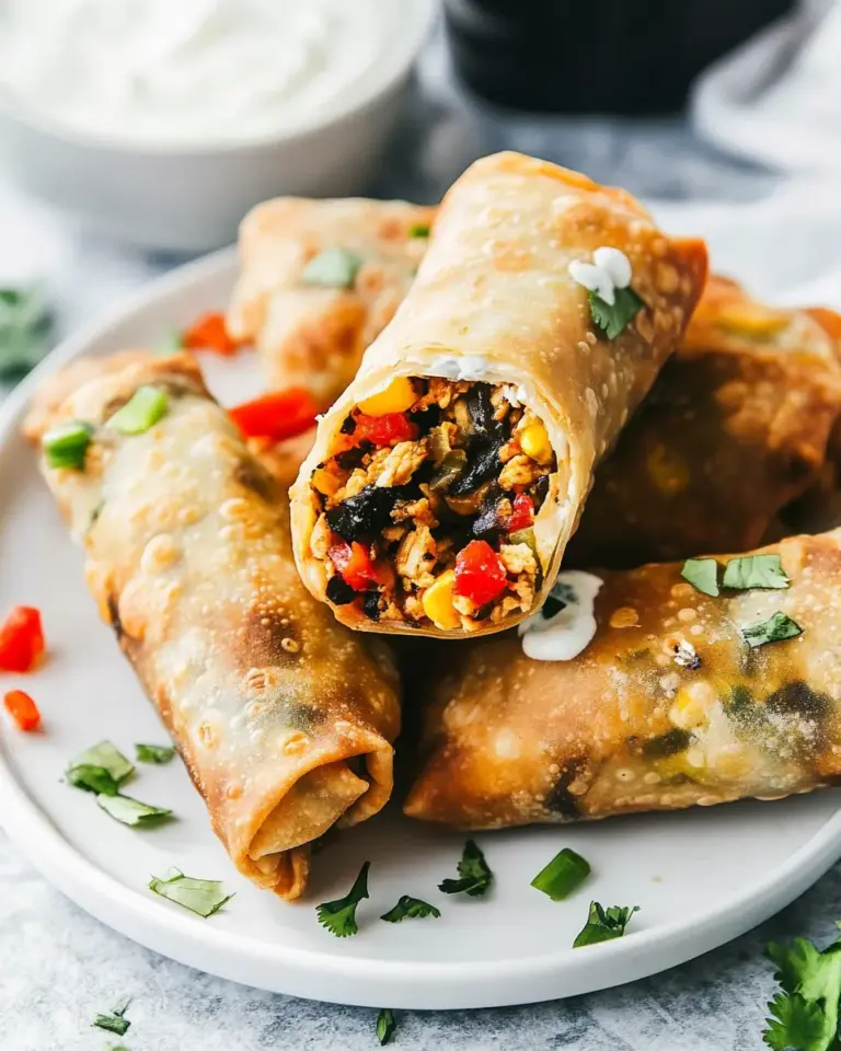 Homemade The Best Southwest Chicken Egg Rolls photo