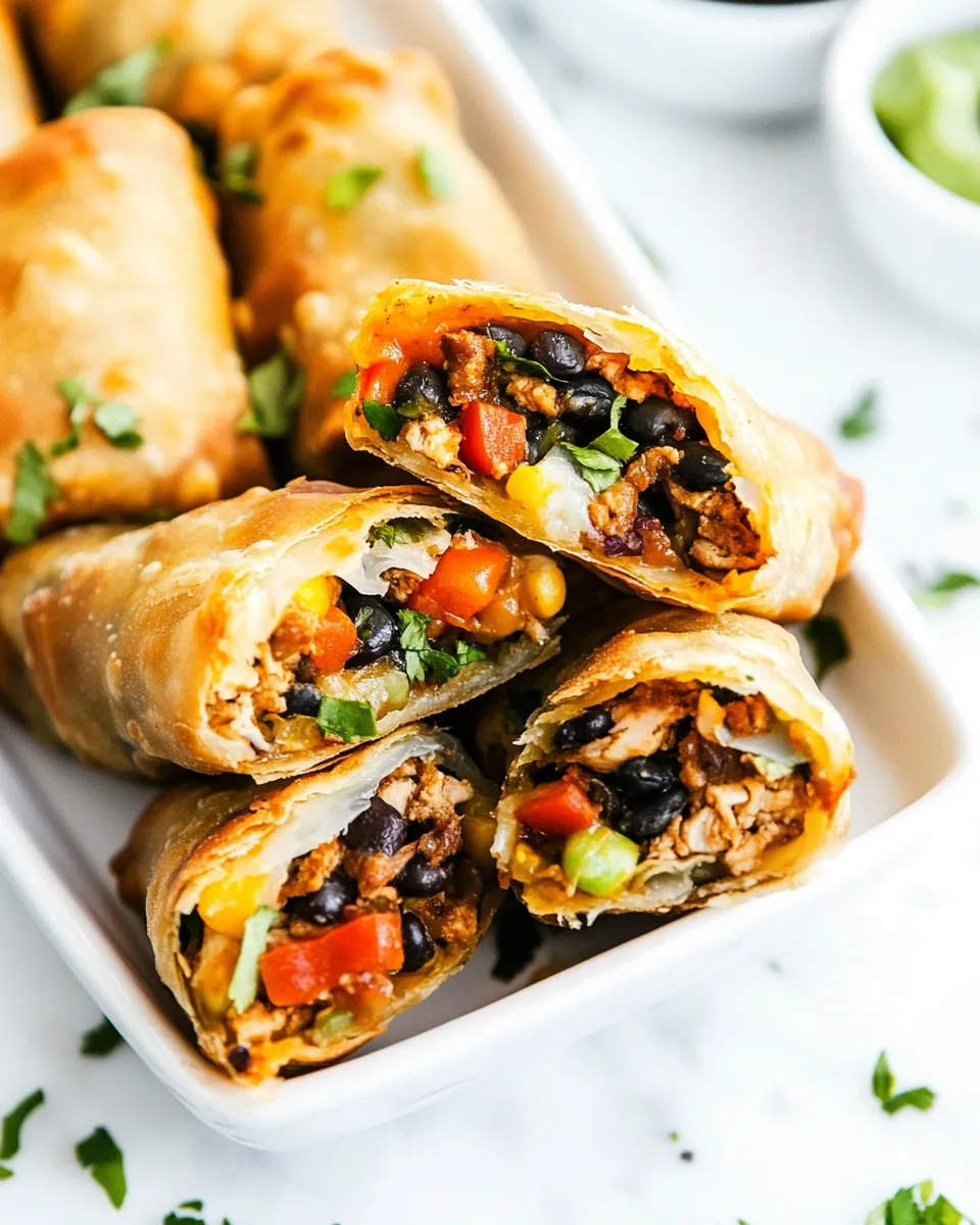 Easy The Best Southwest Chicken Egg Rolls picture