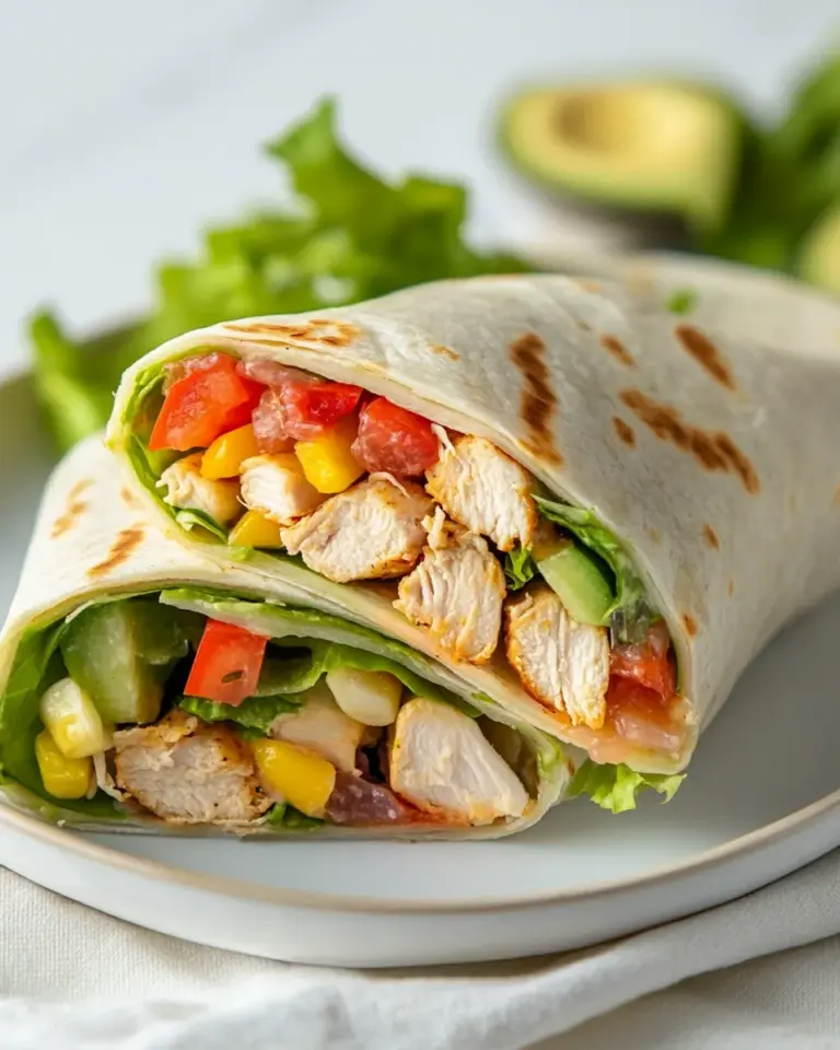 Homemade The Ultimate Chicken Wrap Recipe photo