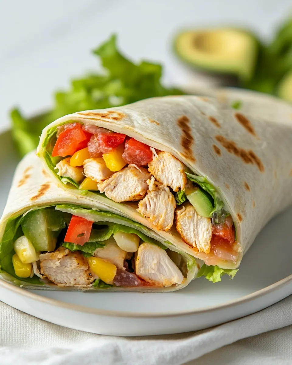 Homemade The Ultimate Chicken Wrap Recipe photo