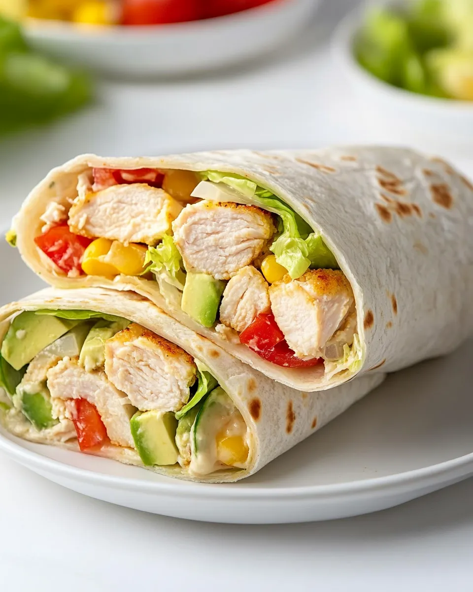 Delicious The Ultimate Chicken Wrap Recipe shot