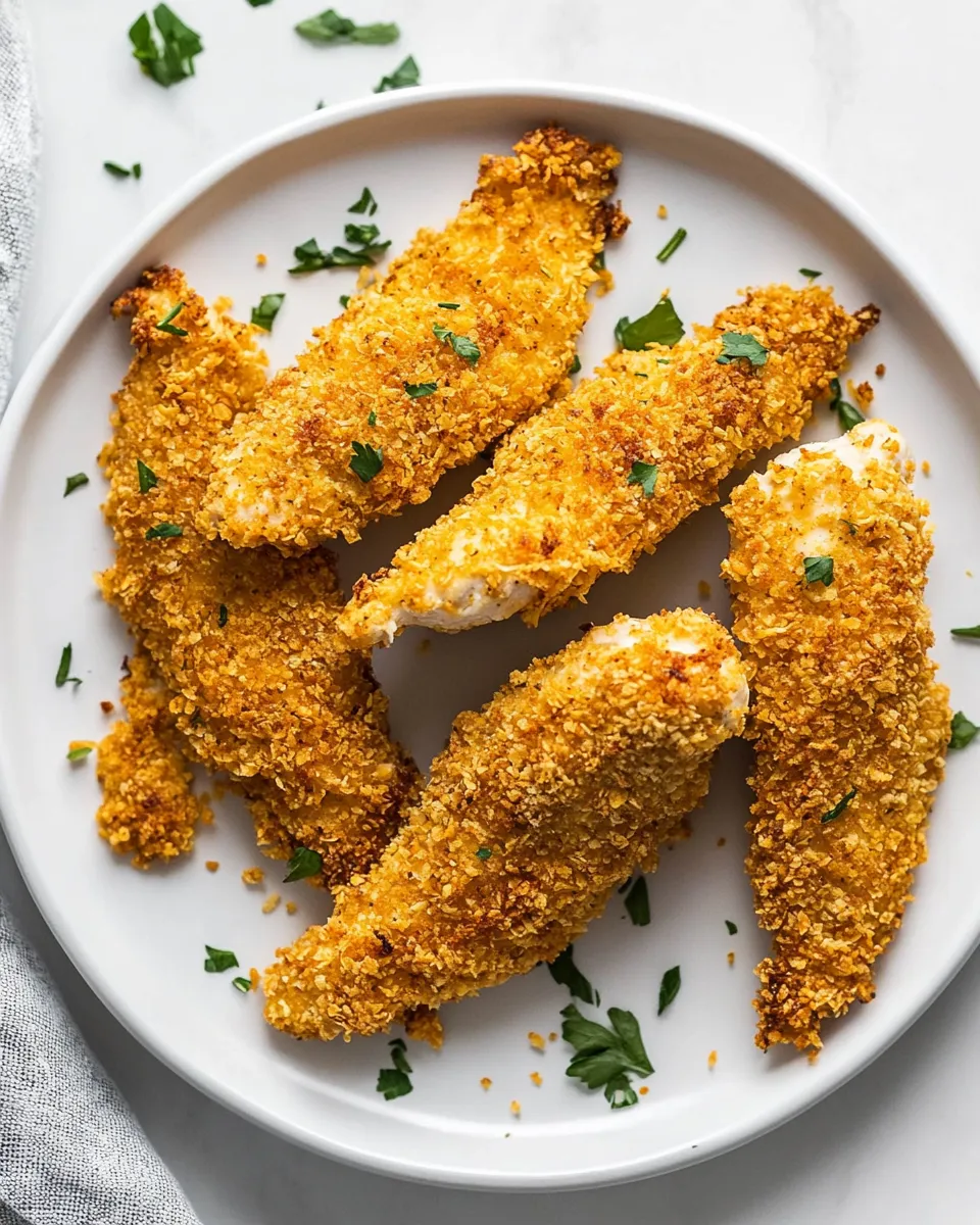 Easy Tortilla Encrusted Chicken Tenders recipe photo