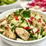 Homemade Vietnamese Chicken Salad with Cabbage photo