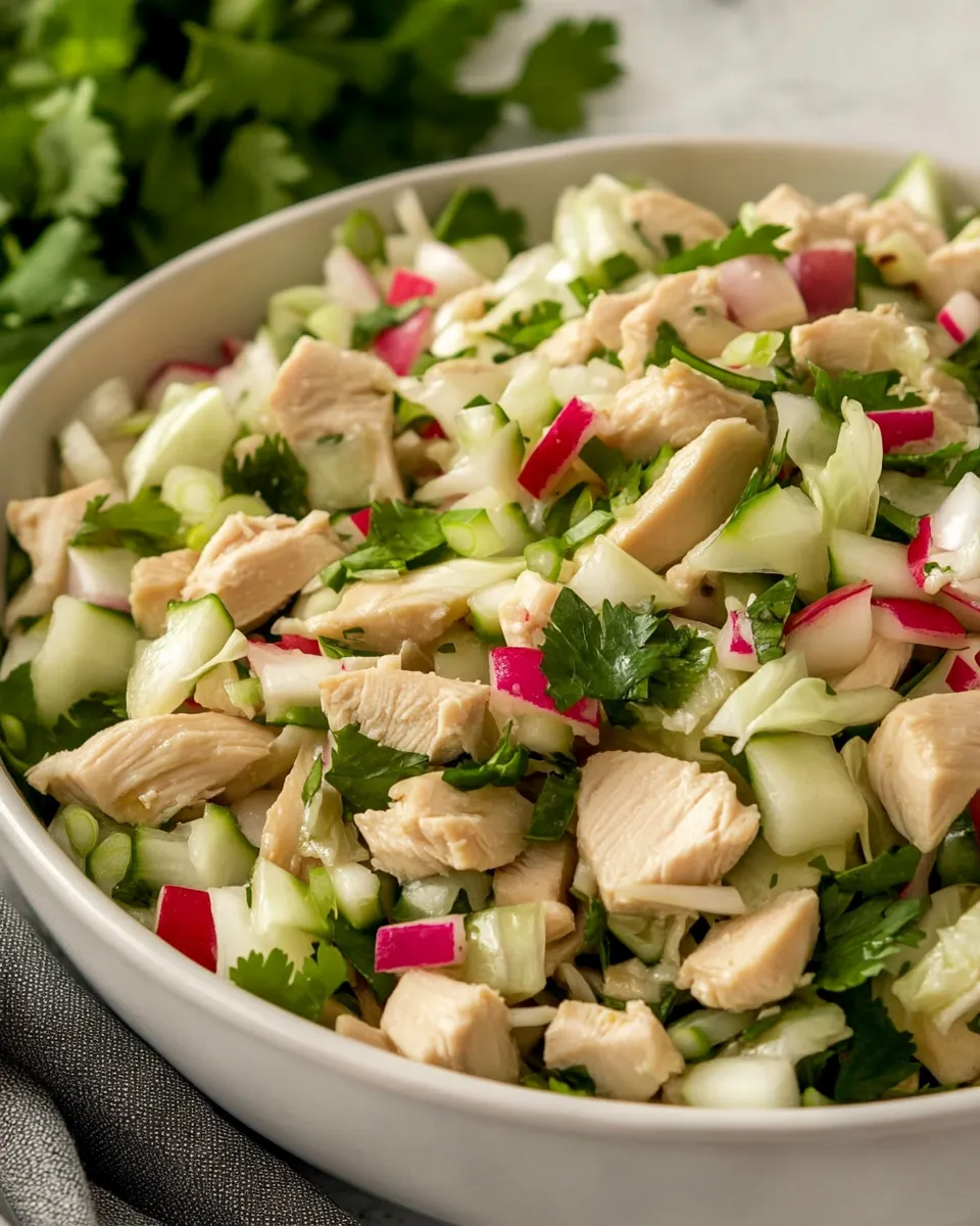Easy Vietnamese Chicken Salad with Cabbage recipe photo