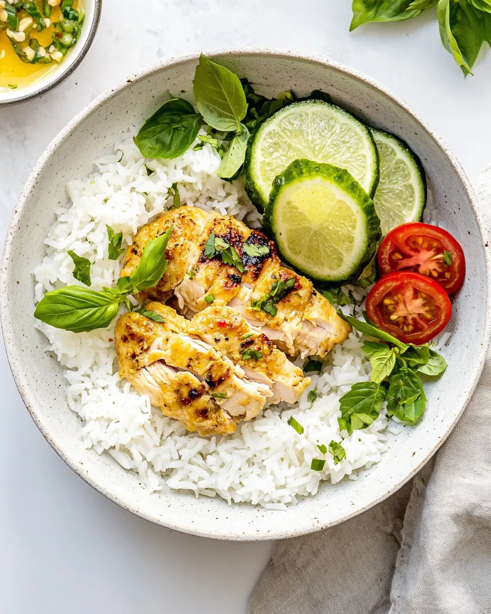 Delicious Vietnamese Chicken and Rice dish photo