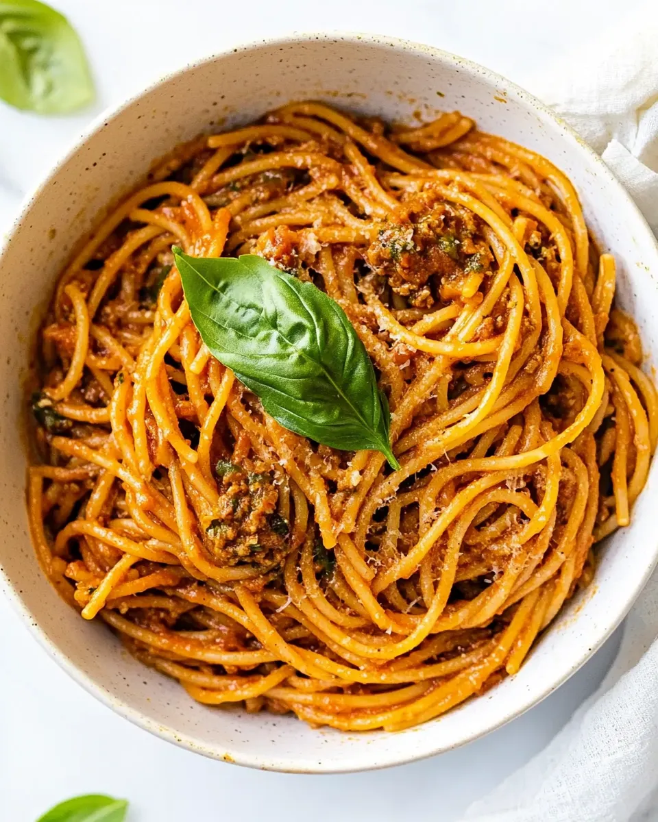 classic 10 Minute Instant Pot Spaghetti image