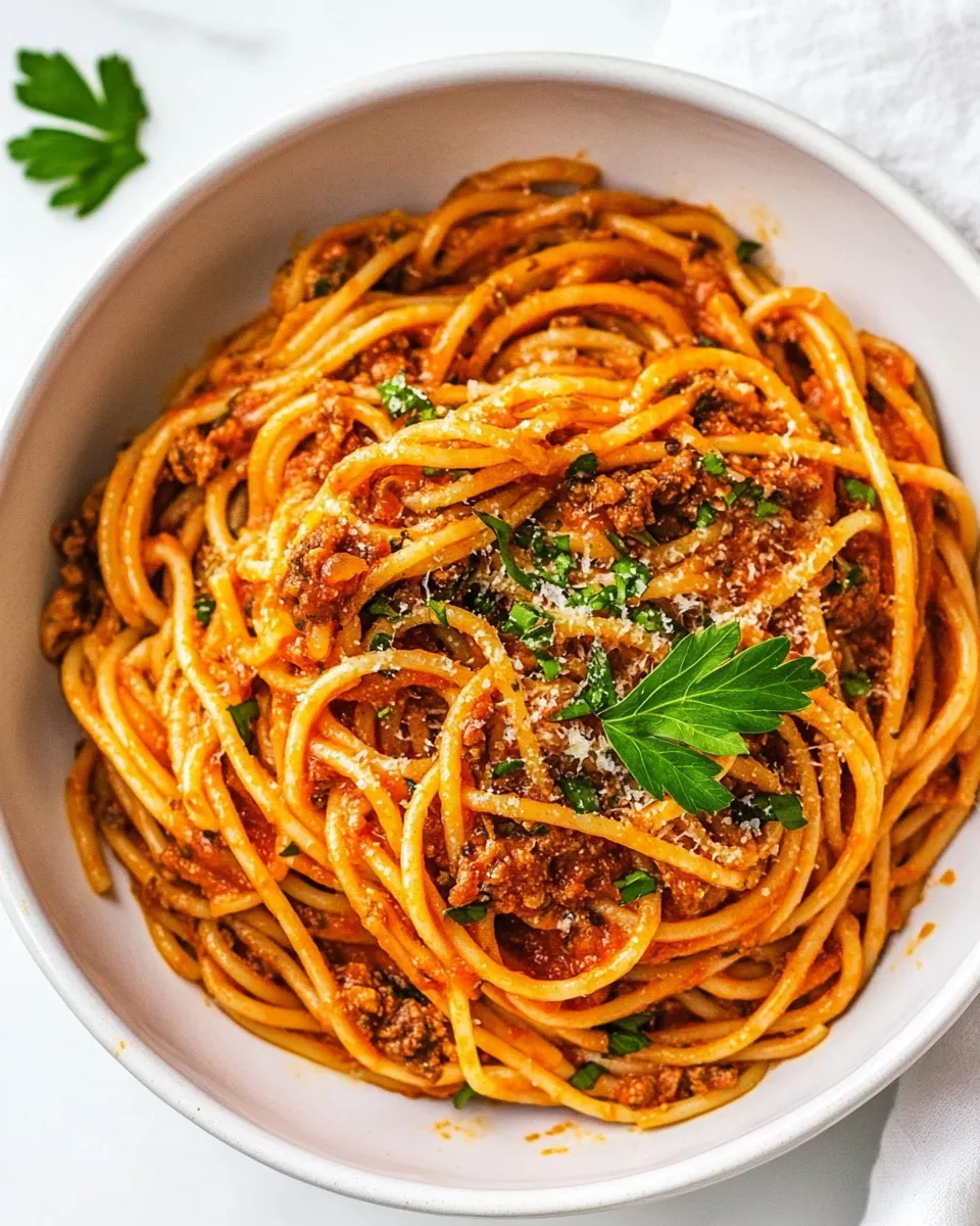 easy 10 Minute Instant Pot Spaghetti picture