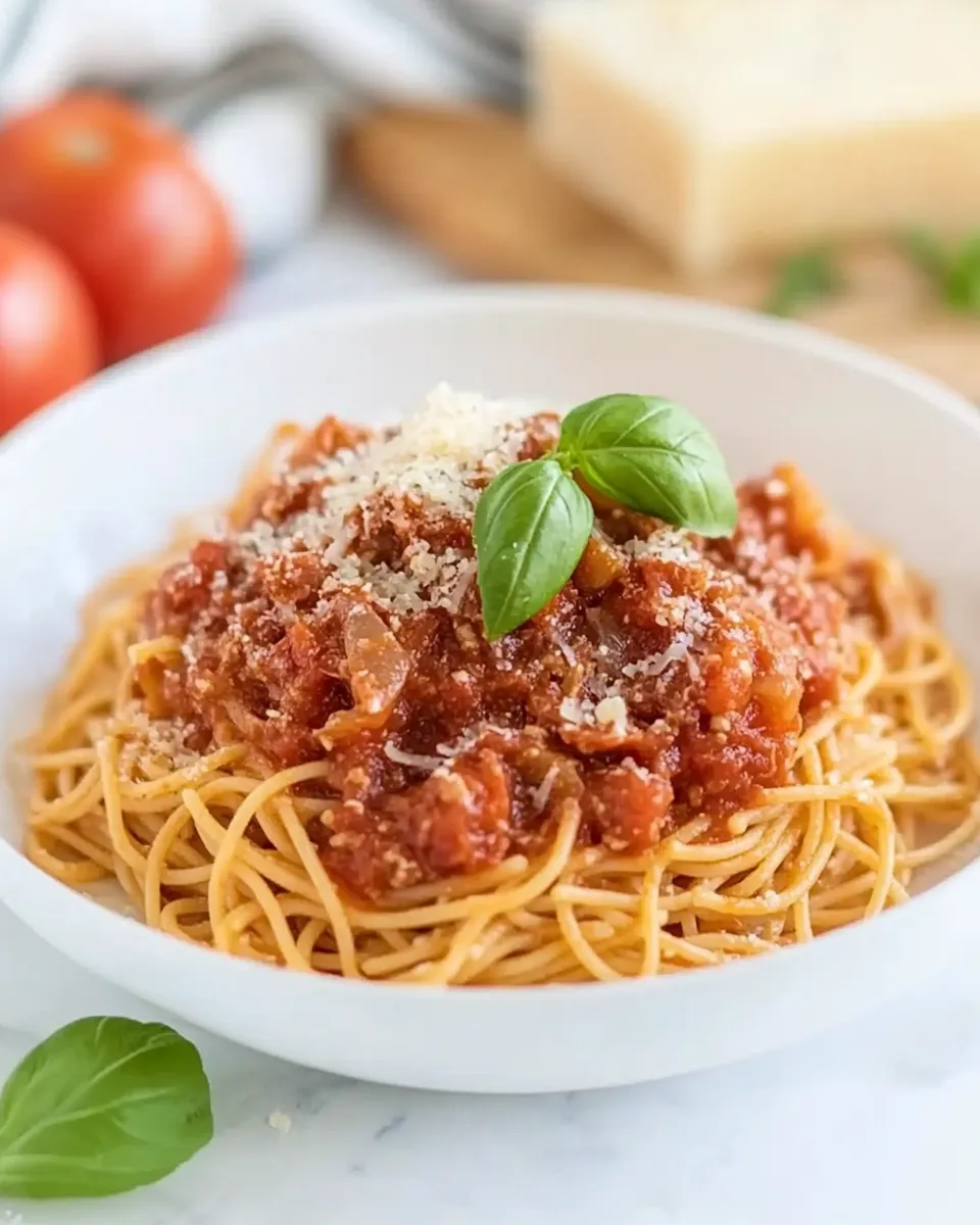 delicious 15-Minute Easy Spaghetti shot