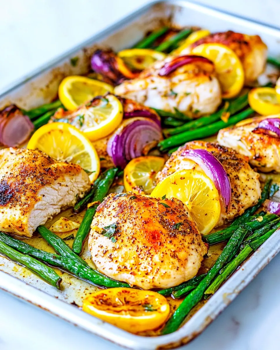 Homemade 15-Minute Sheet Pan Lemon Pepper Chicken photo