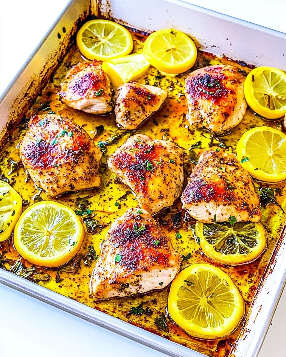 Easy 15-Minute Sheet Pan Lemon Pepper Chicken recipe photo