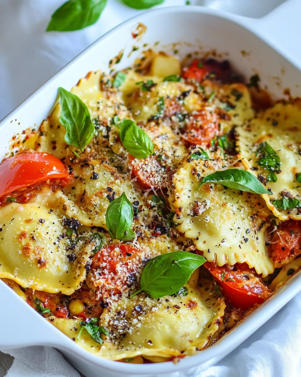 Homemade 15 Minute One Pan Ravioli Recipe photo