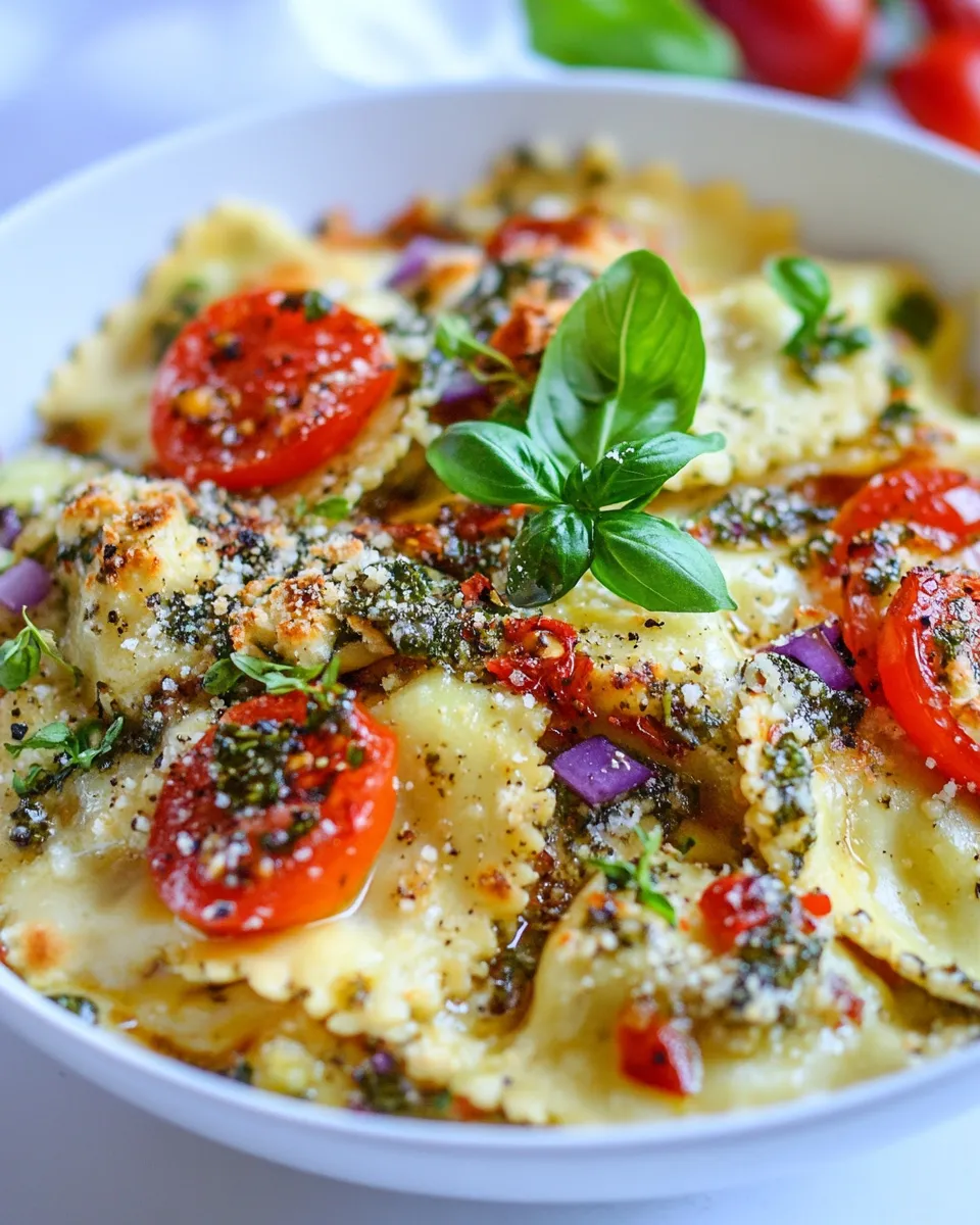 Easy 15 Minute One Pan Ravioli Recipe picture