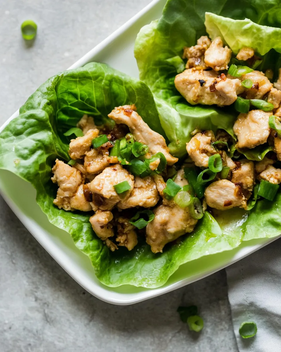 Classic 15 Minute Sweet Chili Chicken Lettuce Wraps image