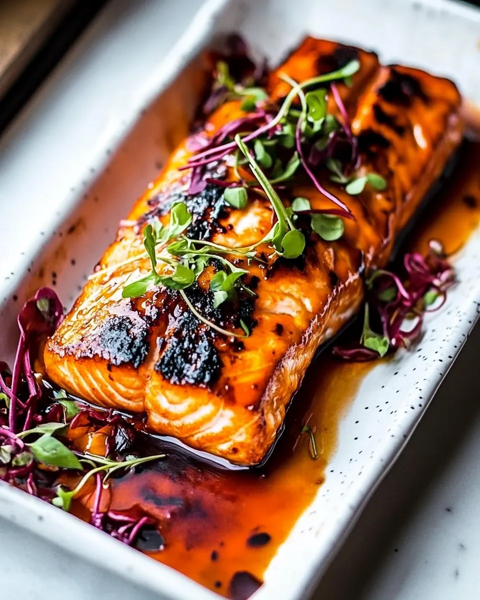 Classic 20 Minute Crispy Honey Ginger Salmon. dish photo