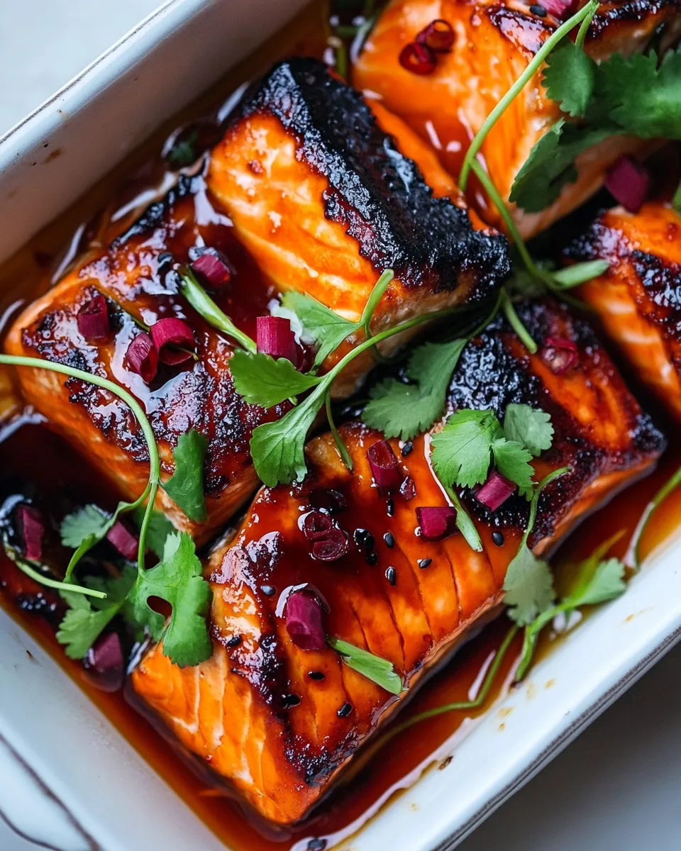Easy 20 Minute Crispy Honey Ginger Salmon. food shot