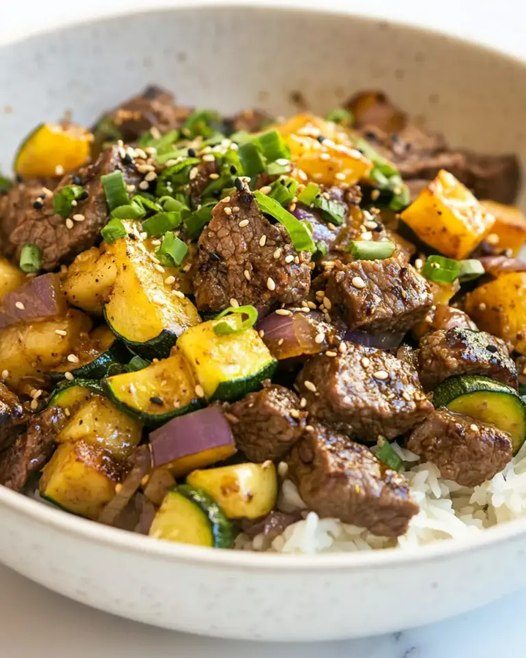 Homemade 30-Minute Teriyaki Beef and Zucchini recipe photo