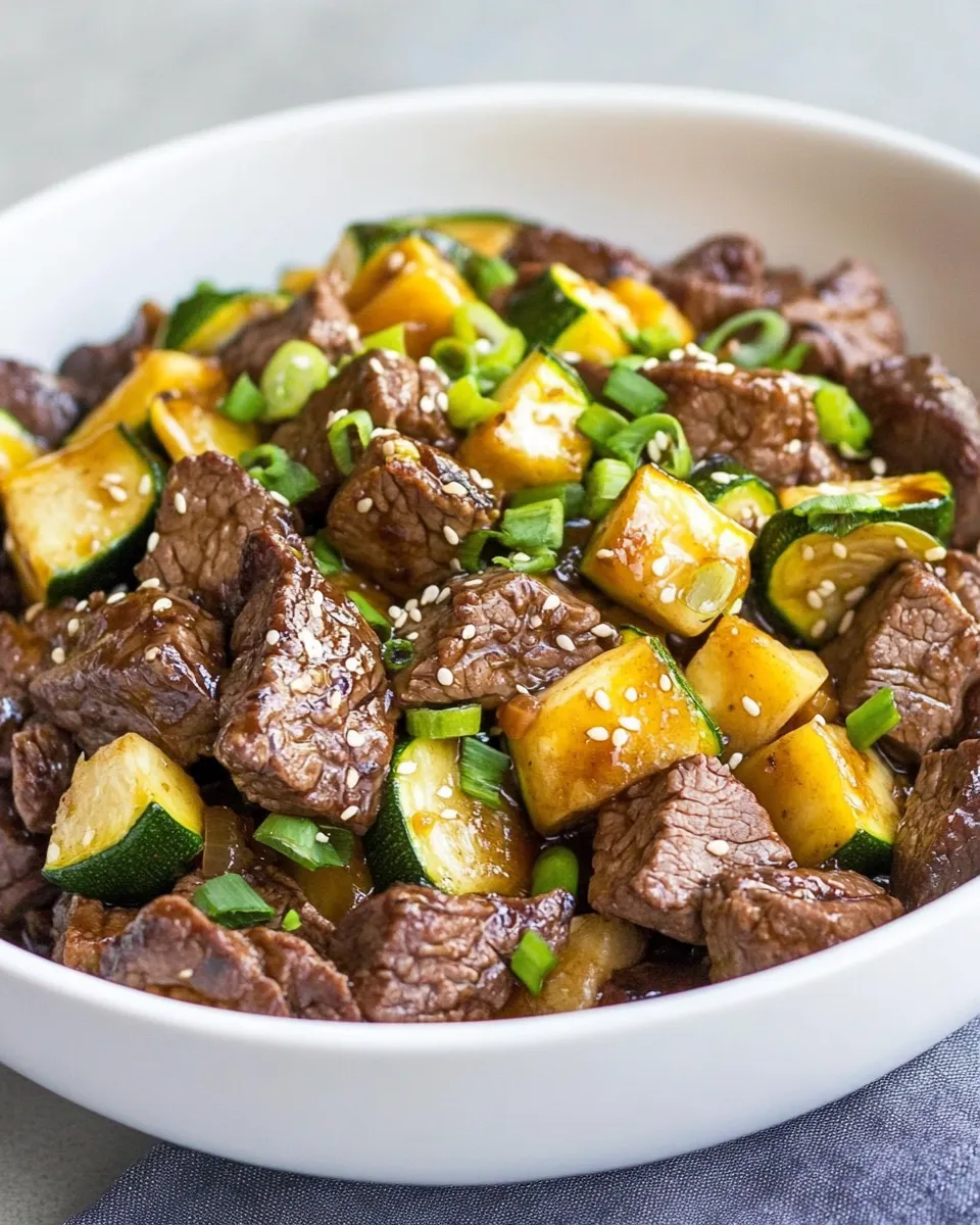 Delicious 30-Minute Teriyaki Beef and Zucchini picture