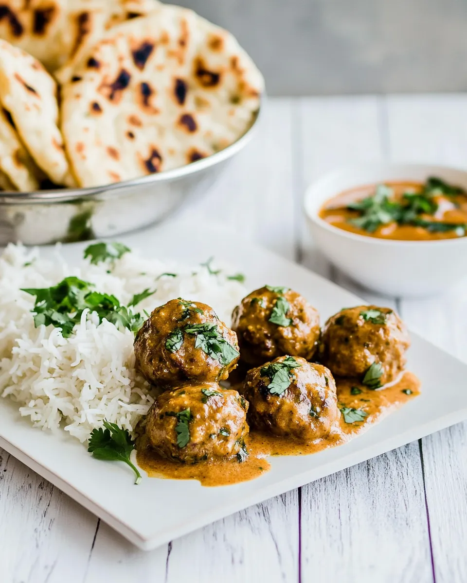 classic 30 Minute Butter Chicken Meatballs. image