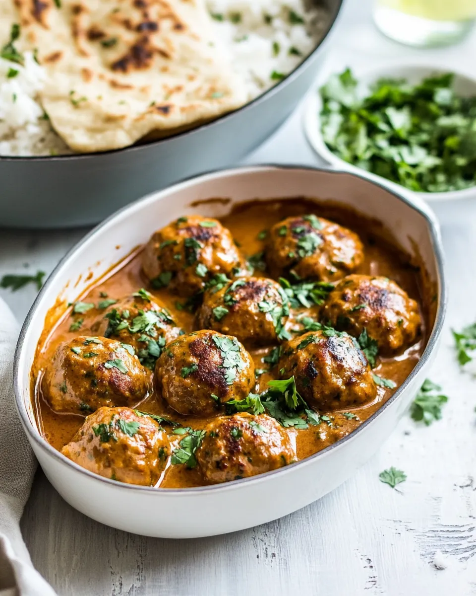easy 30 Minute Butter Chicken Meatballs. picture