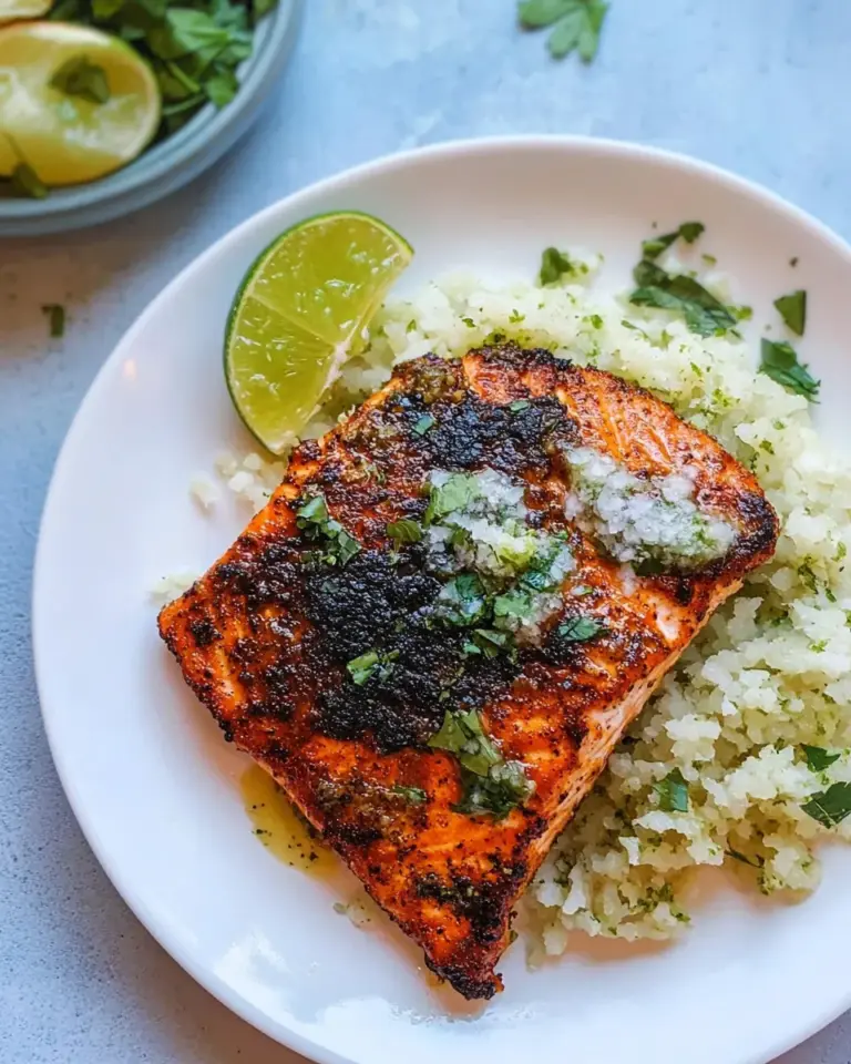 Homemade 30 Minute Cajun Salmon with Salted Lime Butter. recipe photo