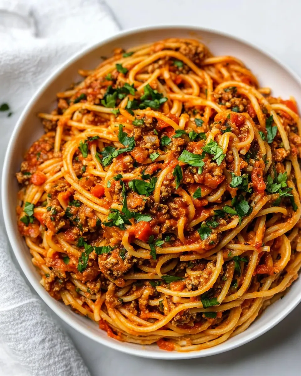 Classic 30 Minute Taco Spaghetti image