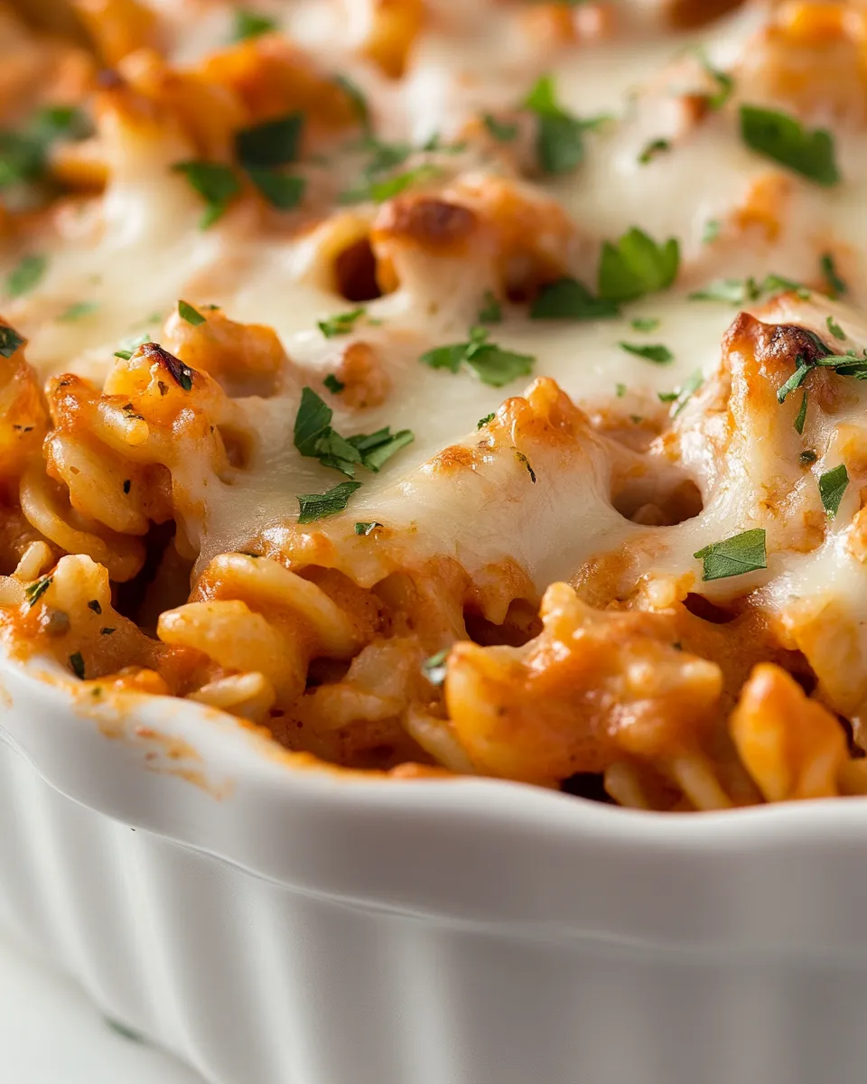 Homemade 4 Ingredient Chicken Pasta Casserole photo
