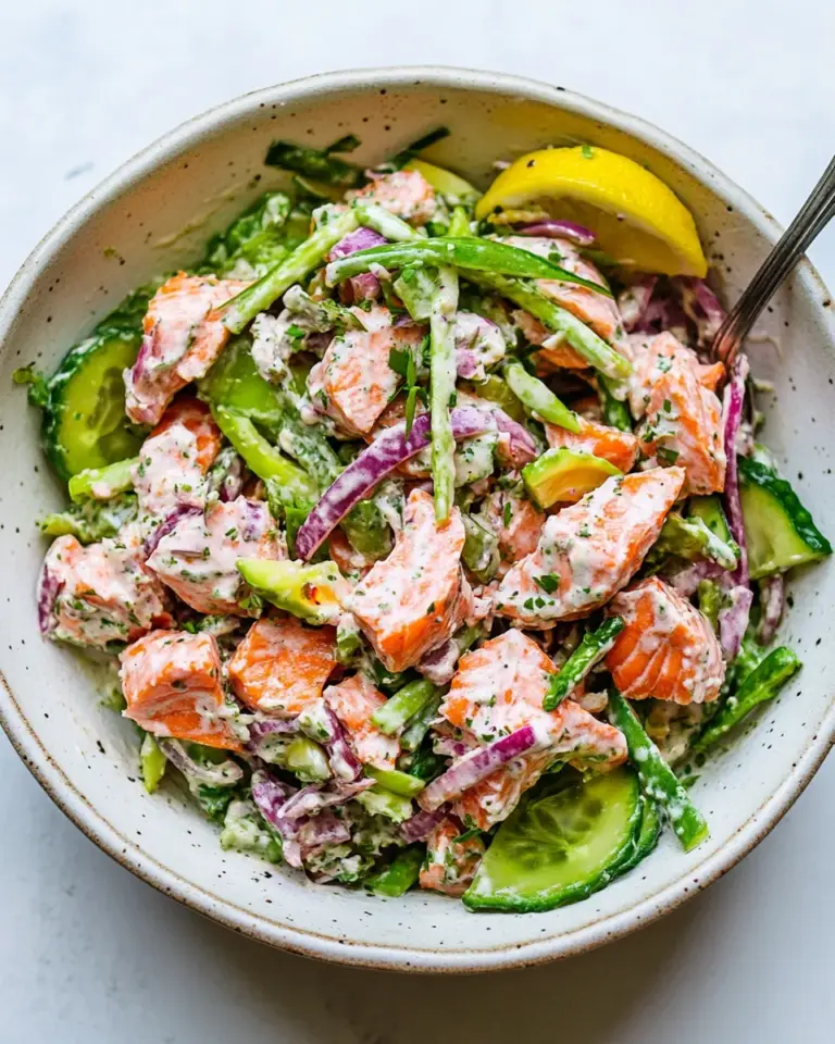 Homemade 5-Ingredient Salmon Salad (easy lunch idea) photo