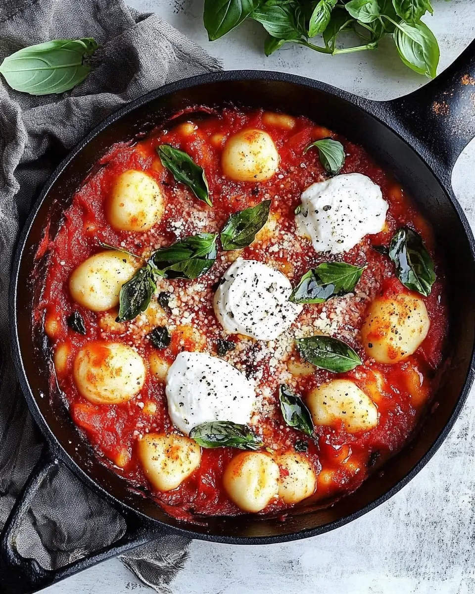 Delicious 5-Ingredient Skillet Gnocchi shot