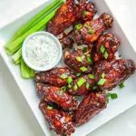Homemade Air-Fryer BBQ Chicken Wings recipe photo