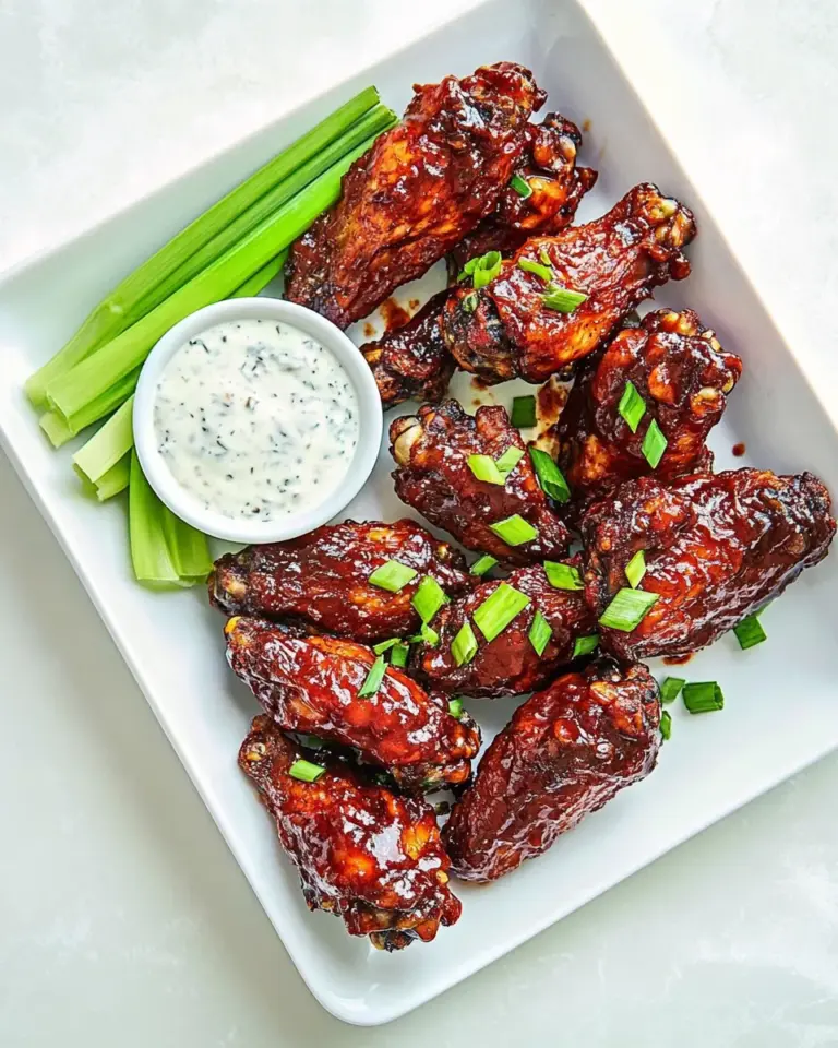 Homemade Air-Fryer BBQ Chicken Wings recipe photo