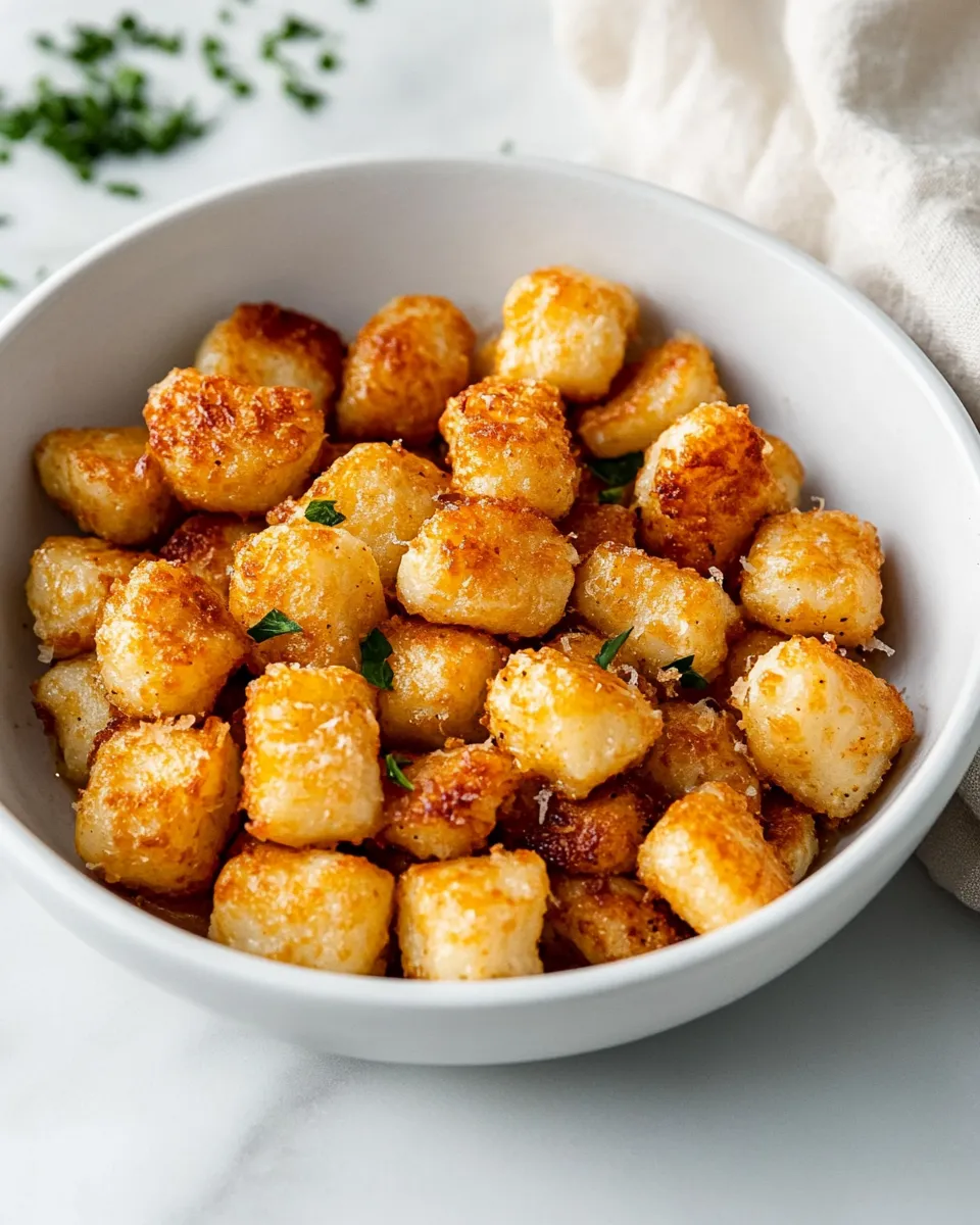 Delicious Air-Fryer Cauliflower Gnocchi shot