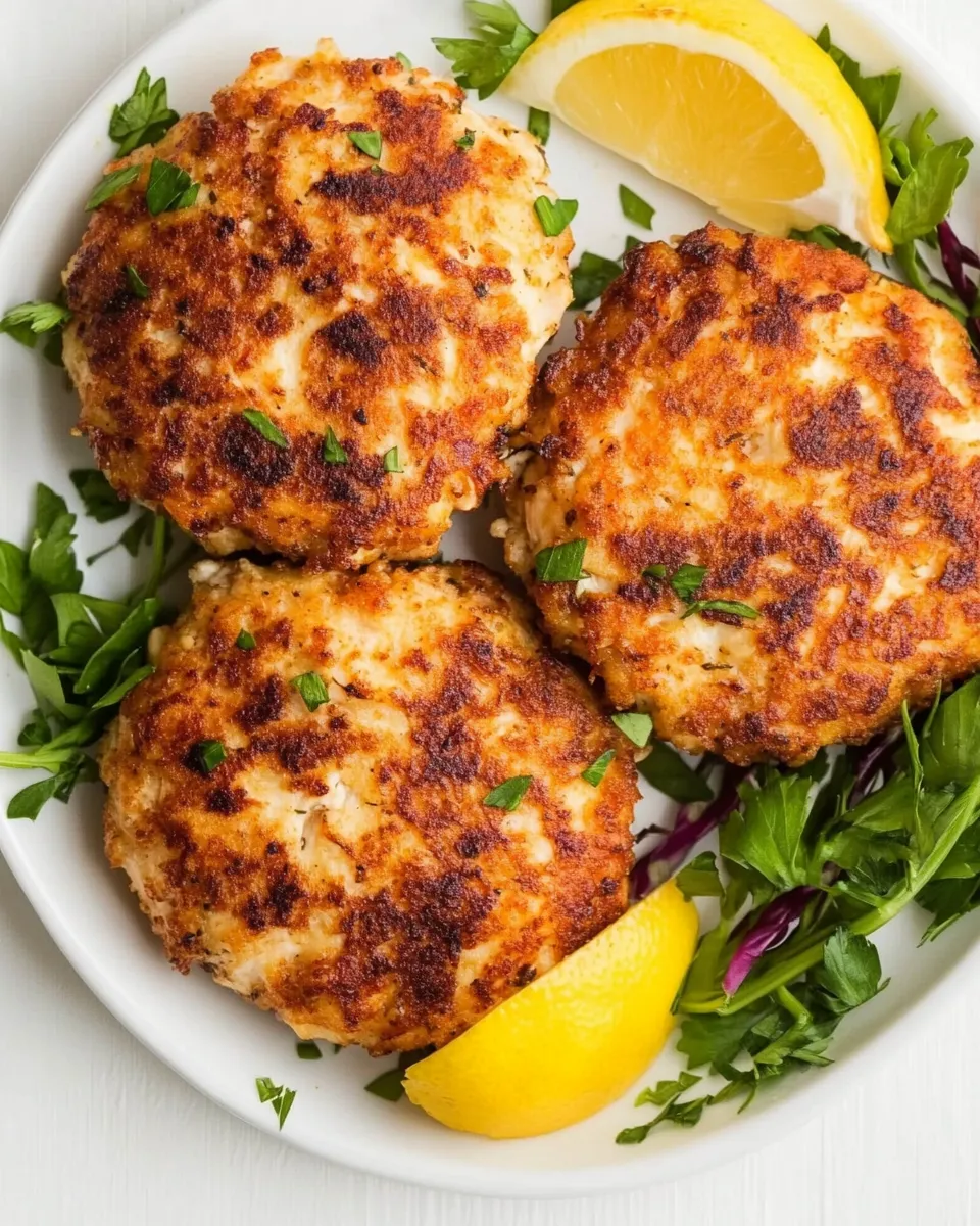 Delicious Air-Fryer Chicken Patties shot