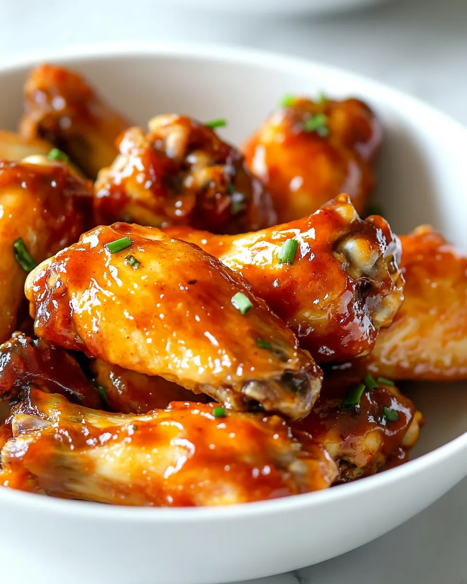 Homemade Air Fryer BBQ Chicken Wings Recipe photo