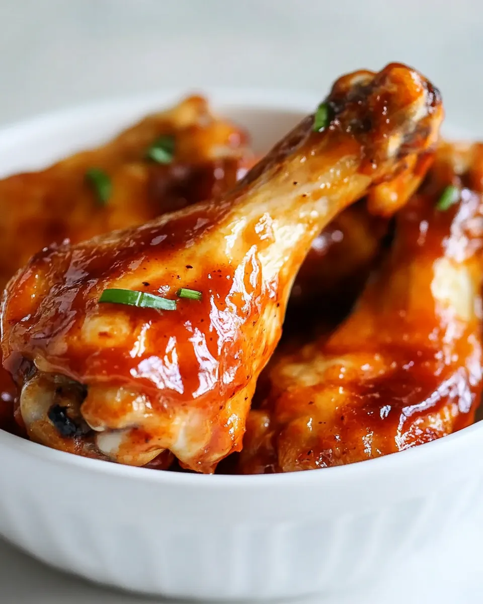 Easy Air Fryer BBQ Chicken Wings Recipe picture