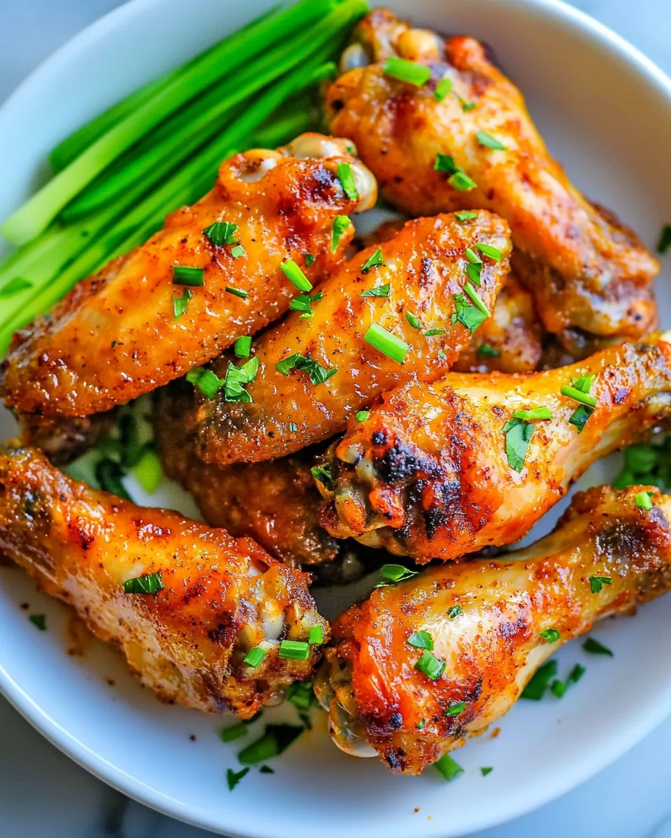 classic Air Fryer Chicken Wings (Extra Crispy!) image