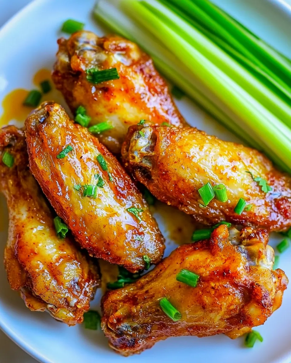 delicious Air Fryer Chicken Wings (Extra Crispy!) shot