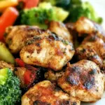 Homemade Air Fryer Chicken and Veggies photo